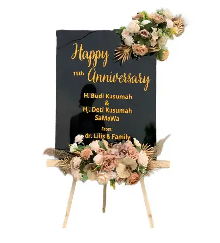 Papan Bunga Akrilik Pingku